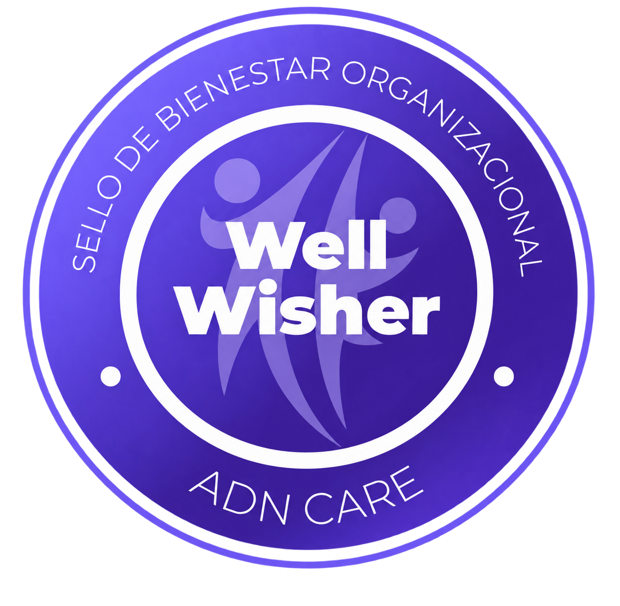 Sello de Bienestar Organizacional WellWisher de ADN Care